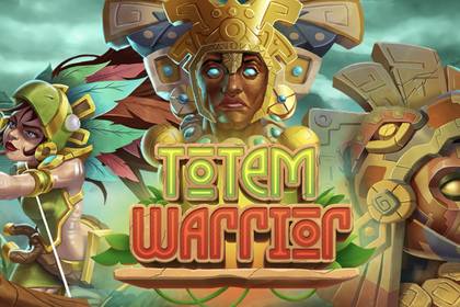 Totem Warrior Online Slot Logo