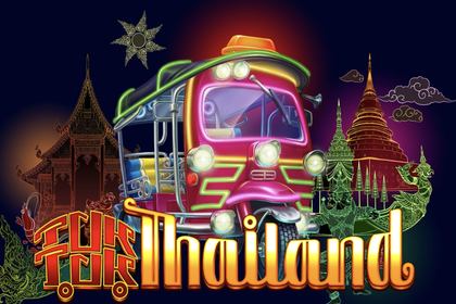 Tuk Tuk Thailand Online Slot Logo