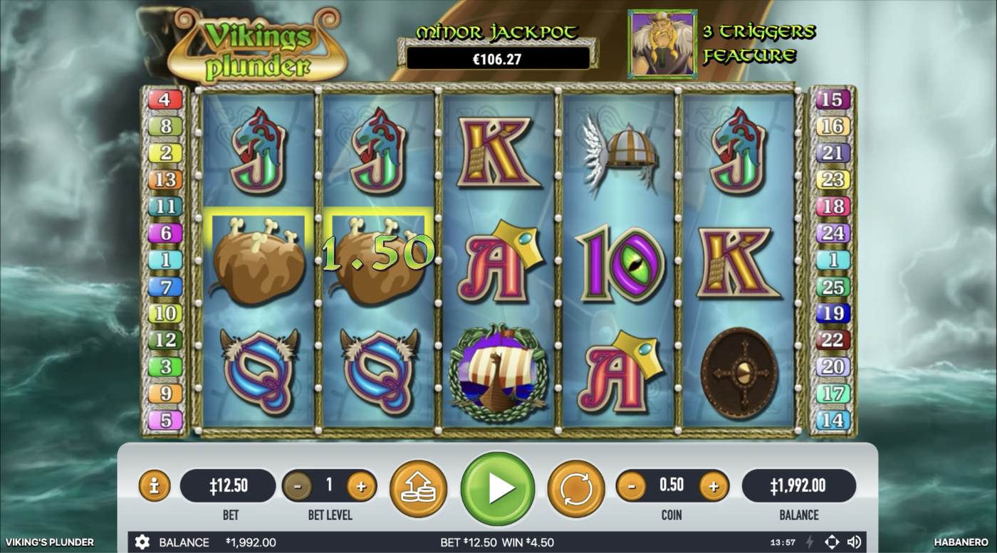 Viking's Plunder: image of winning
