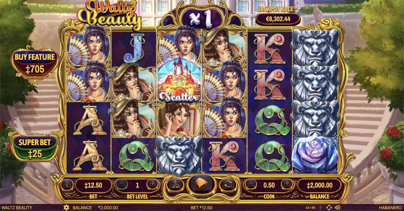 Waltz Beauty: image of main menu