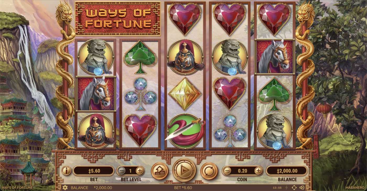 Ways Of Fortune: image of main menu