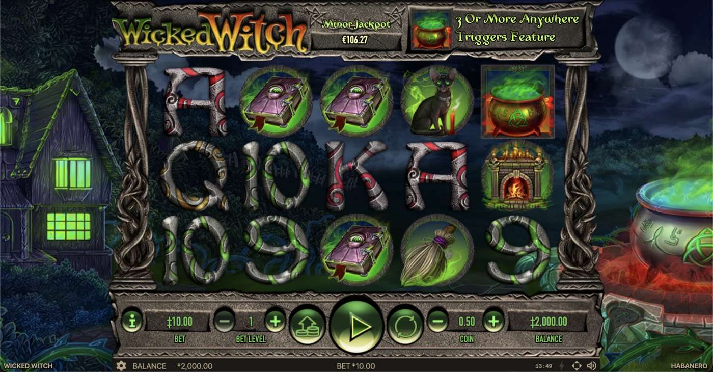 Wicked Witch: image of main menu