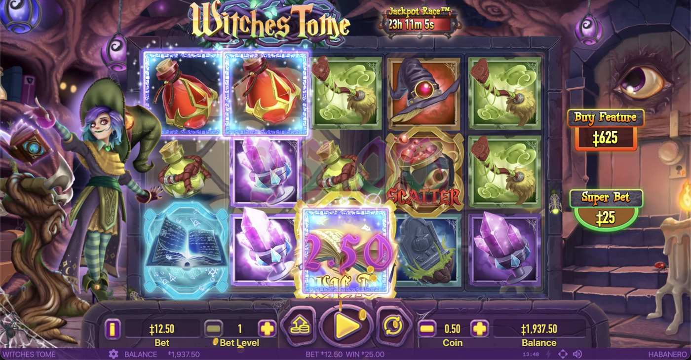 Witches Tome: image of winning