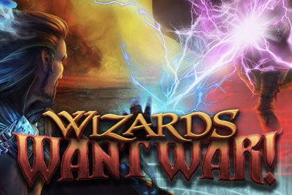 Wizards Want War! Online Slot Logo