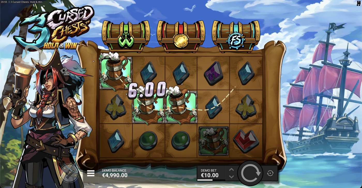 3 Cursed Chests: image of winning