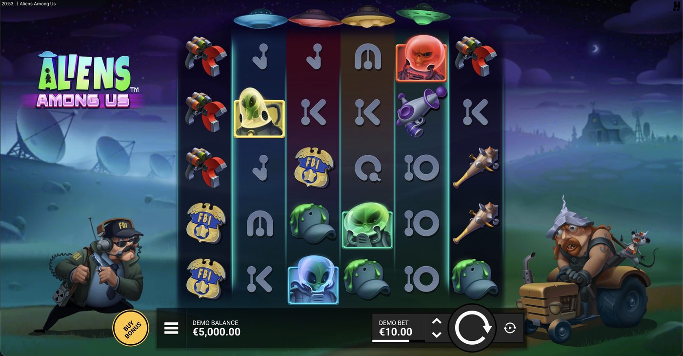 Aliens Among Us: image of main menu