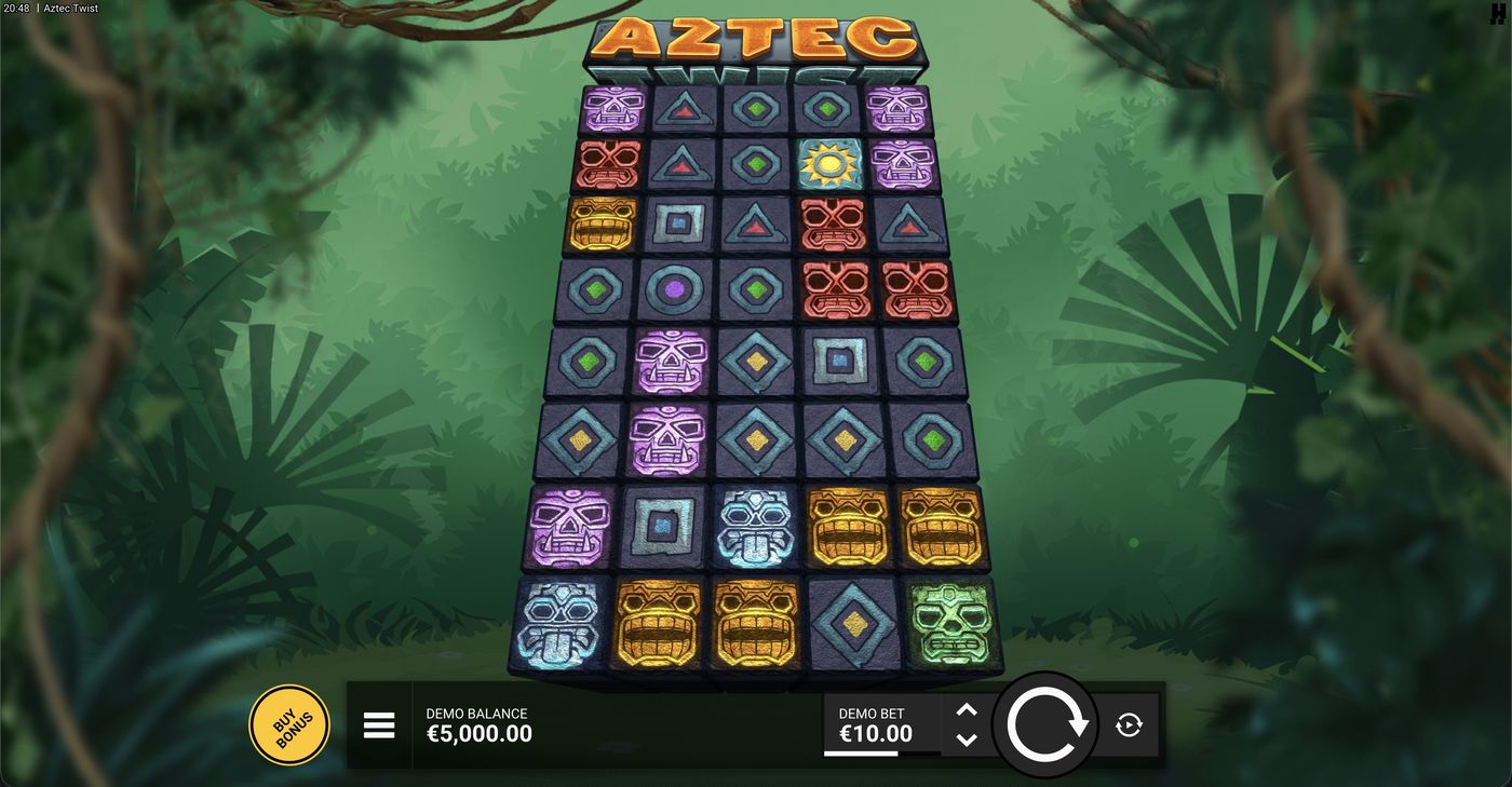 Aztec Twist: image of main menu