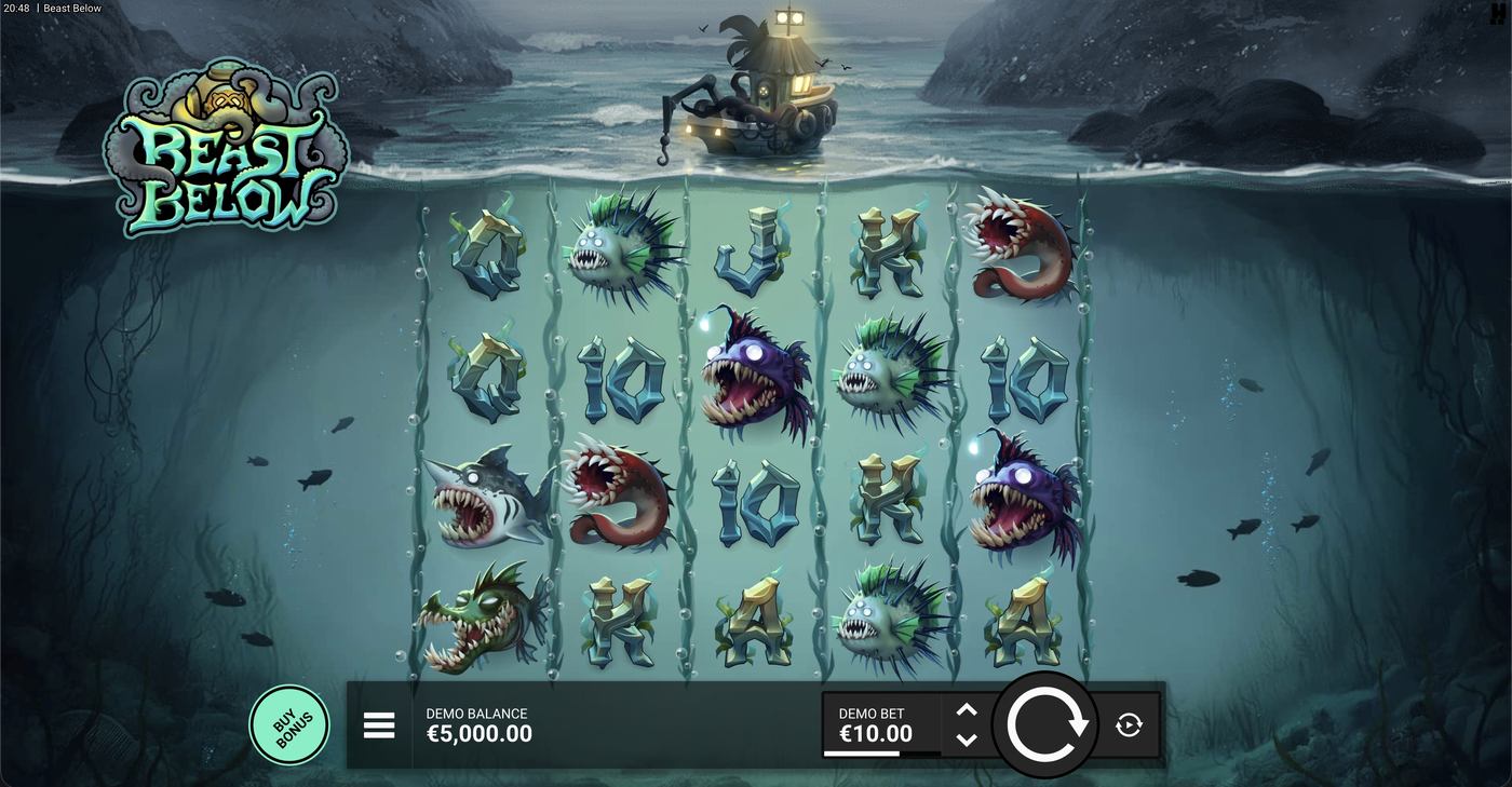 Beast Below: image of main menu