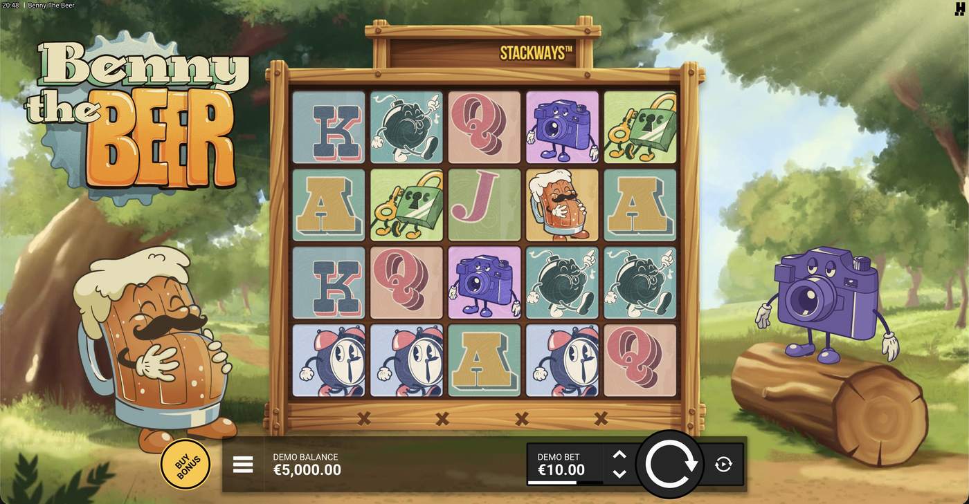 Benny the Beer: image of main menu