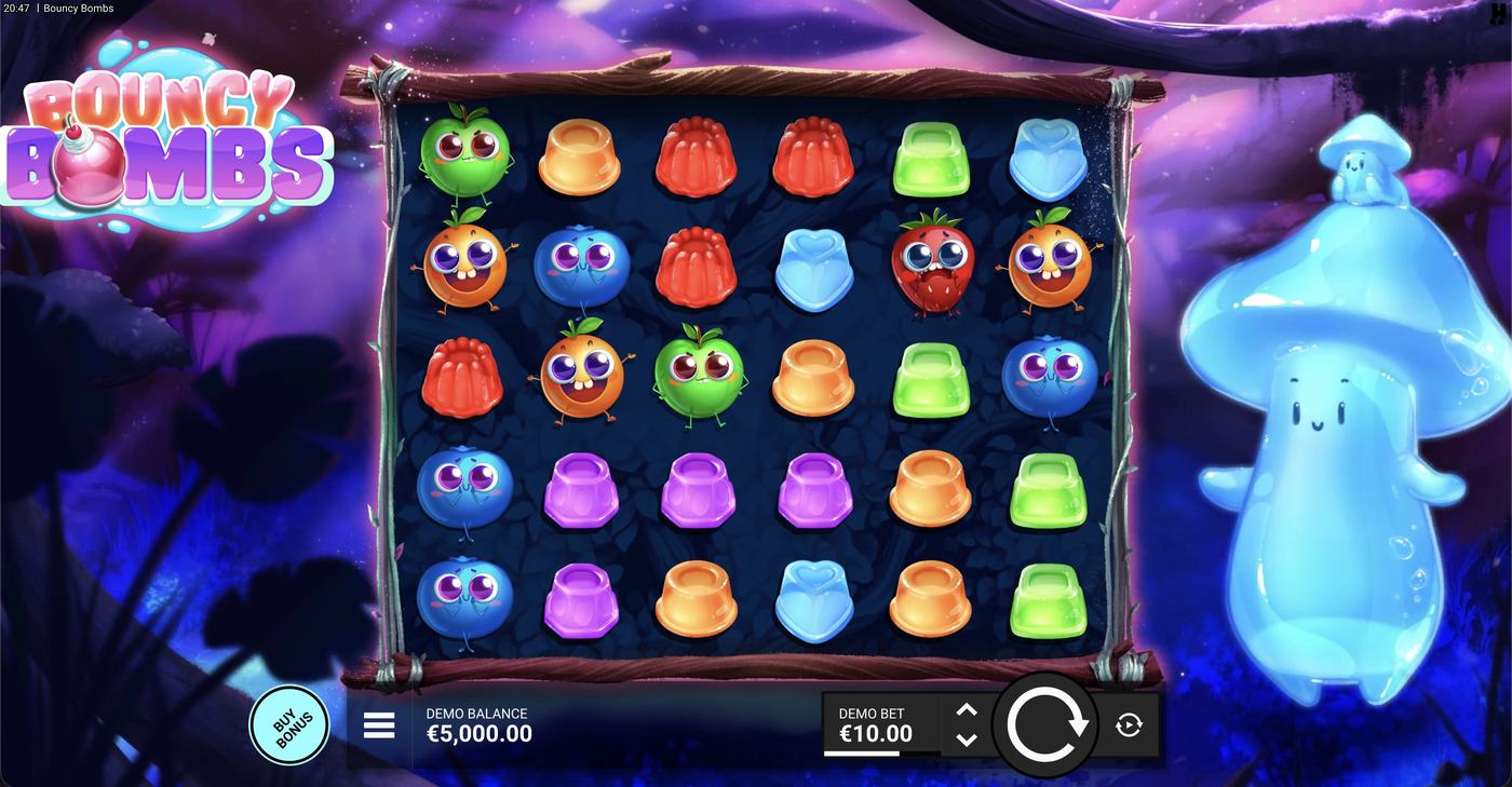 Bouncy Bombs: image of main menu