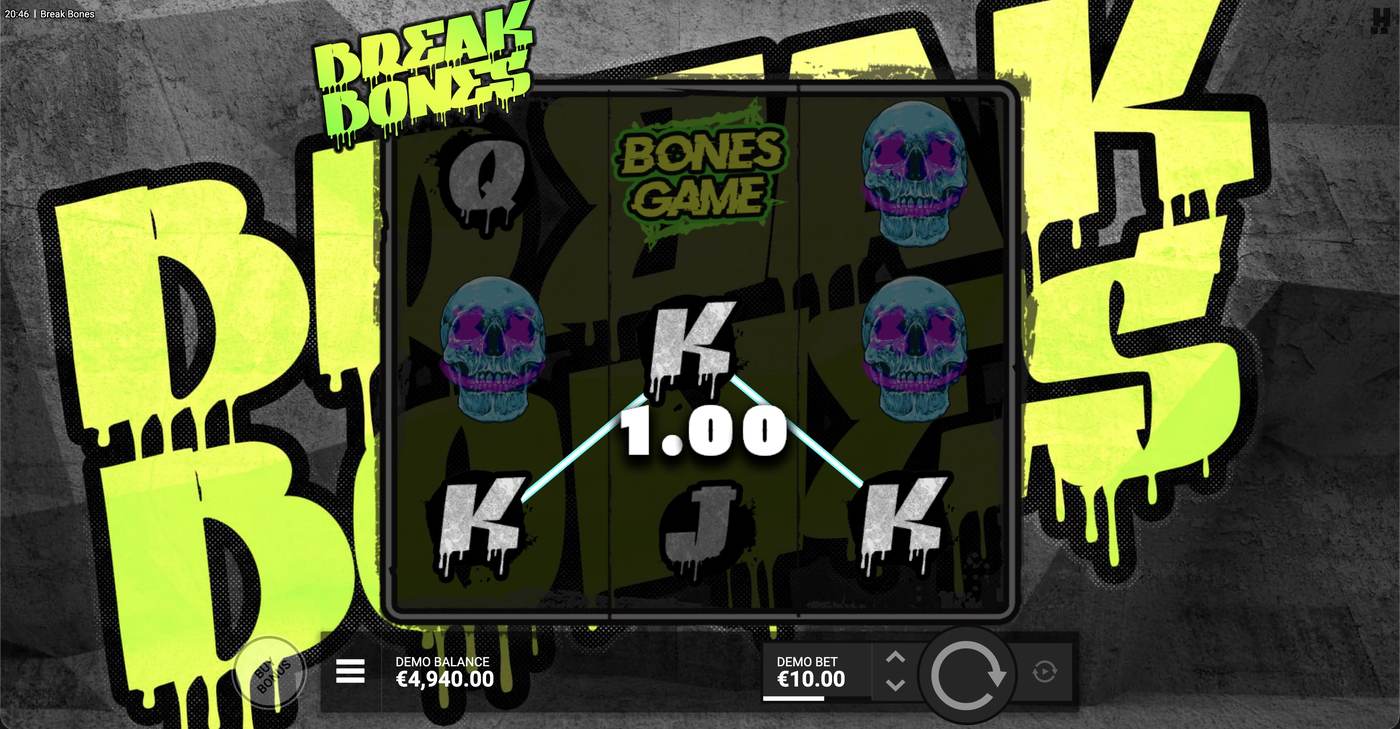 Break Bones: image of winning