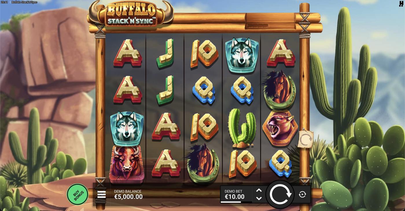 Buffalo Stack'n'Sync: image of main menu