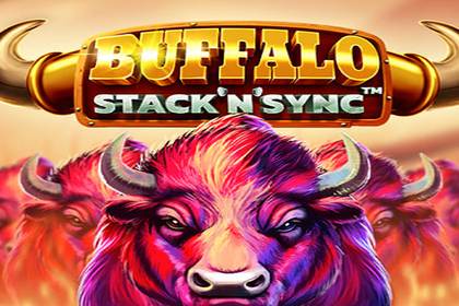 Buffalo Stack'n'Sync Online Slot Logo