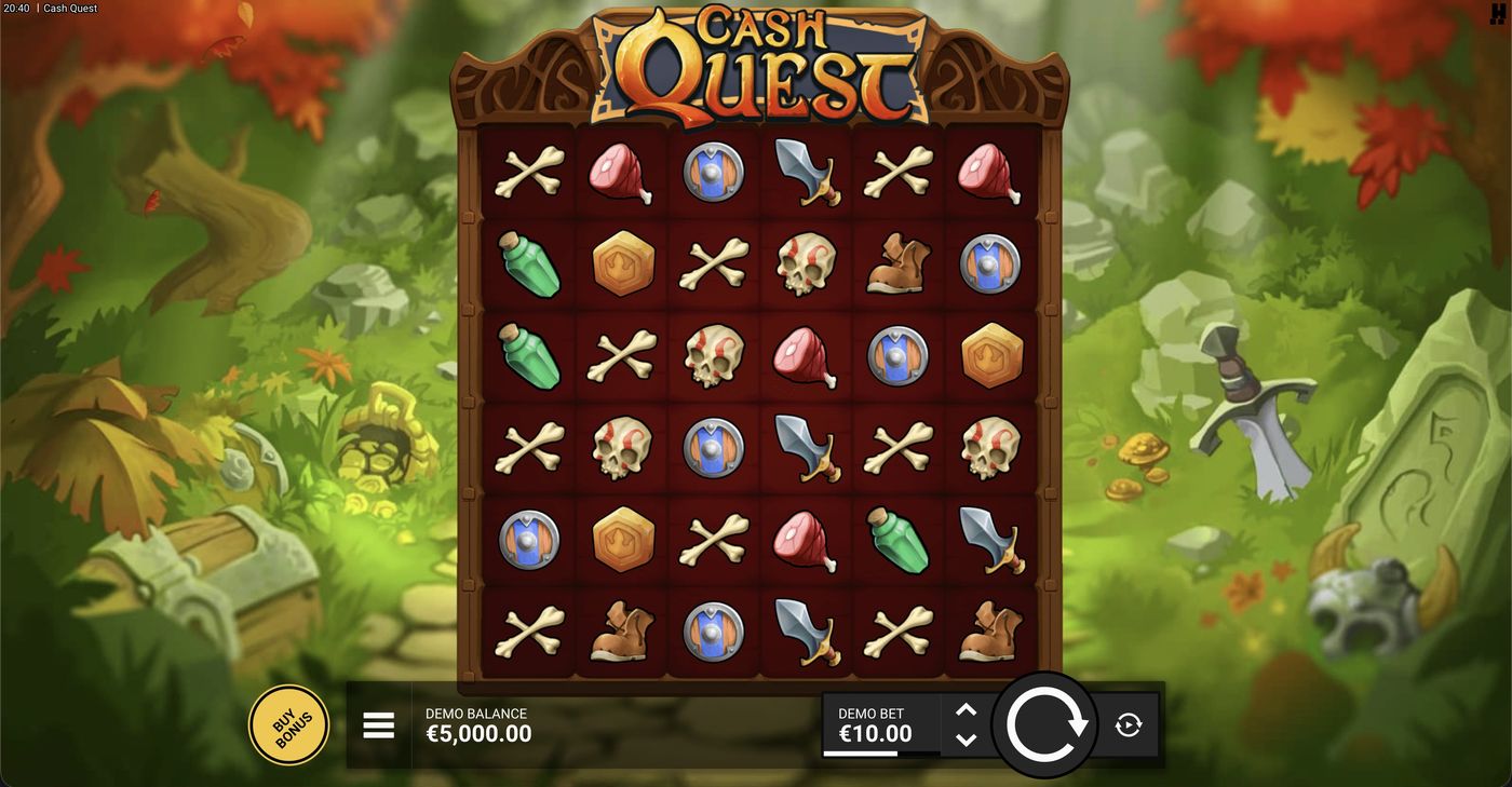 Cash Quest: image of main menu