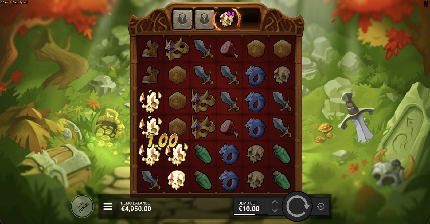 Cash Quest: image of winning