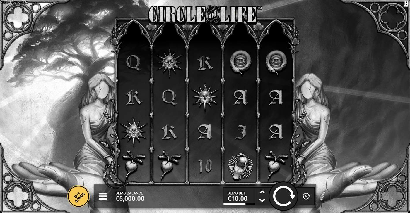 Circle of Life: image of main menu