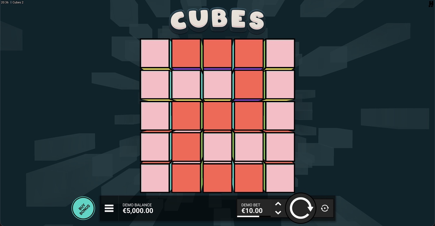 Cubes 2: image of main menu