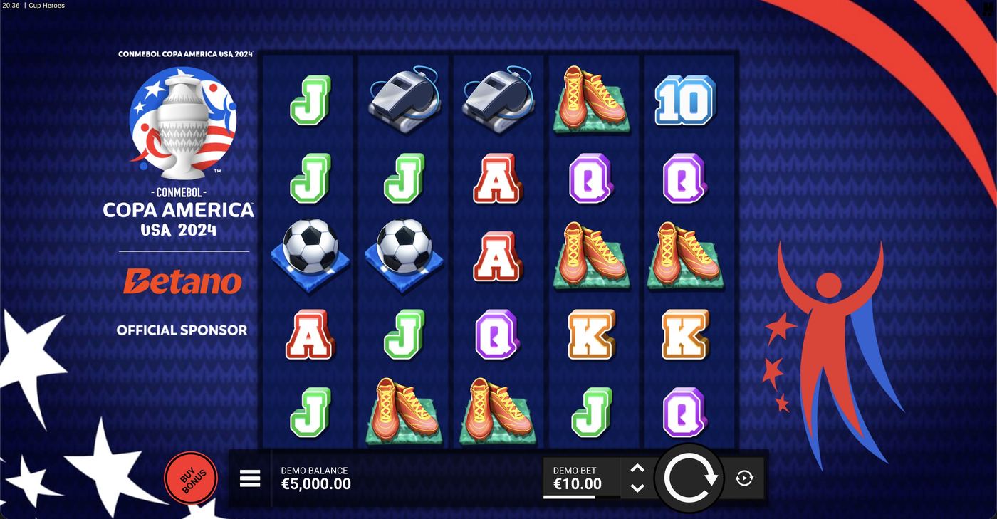 Cup Heroes: image of main menu