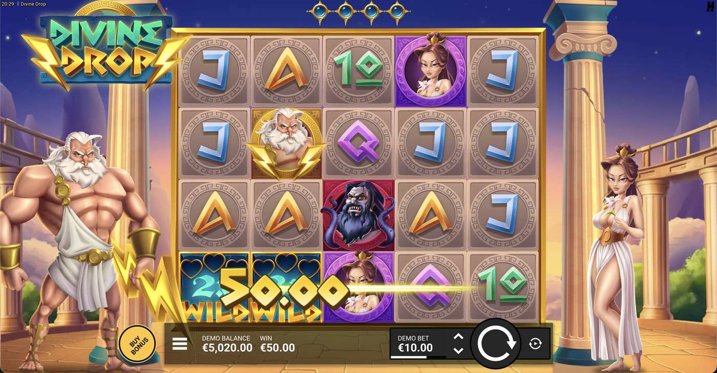 Divine Drop: image of winning