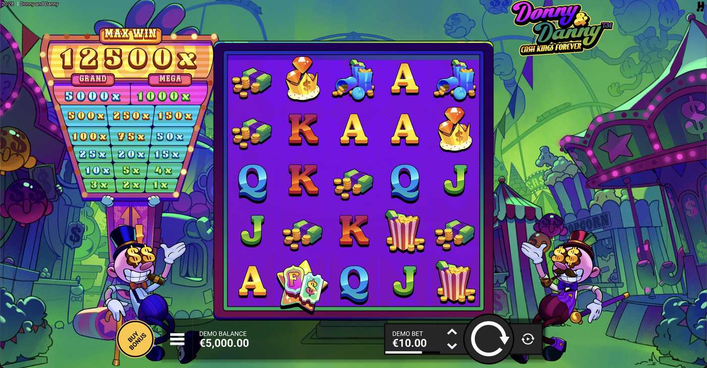 Donny and Danny: image of main menu