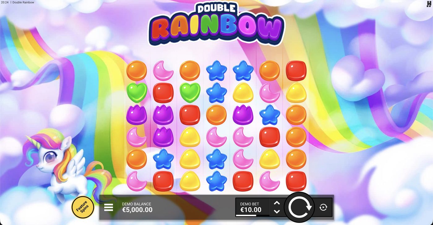 Double Rainbow: image of main menu