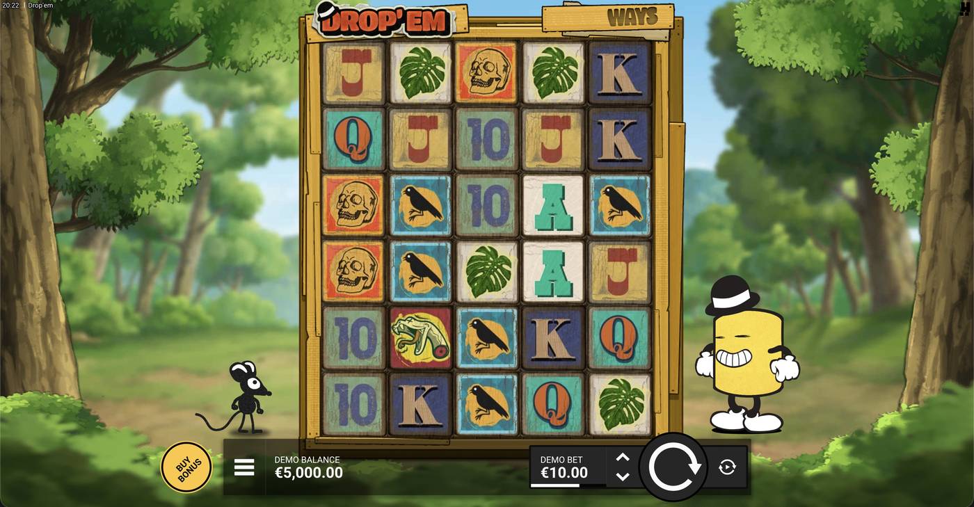 Drop'em: image of main menu
