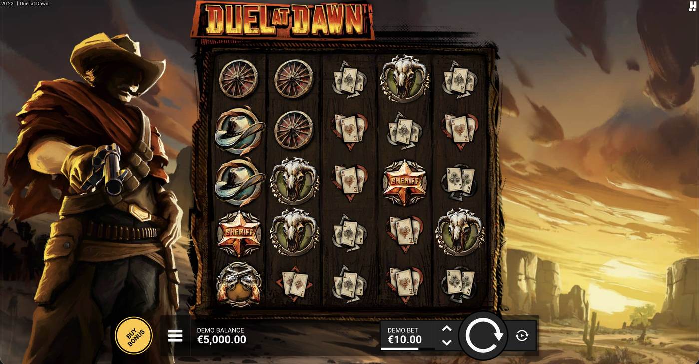 Duel at Dawn: image of main menu
