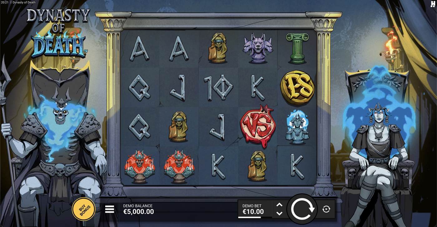 Dynasty of Death: image of main menu