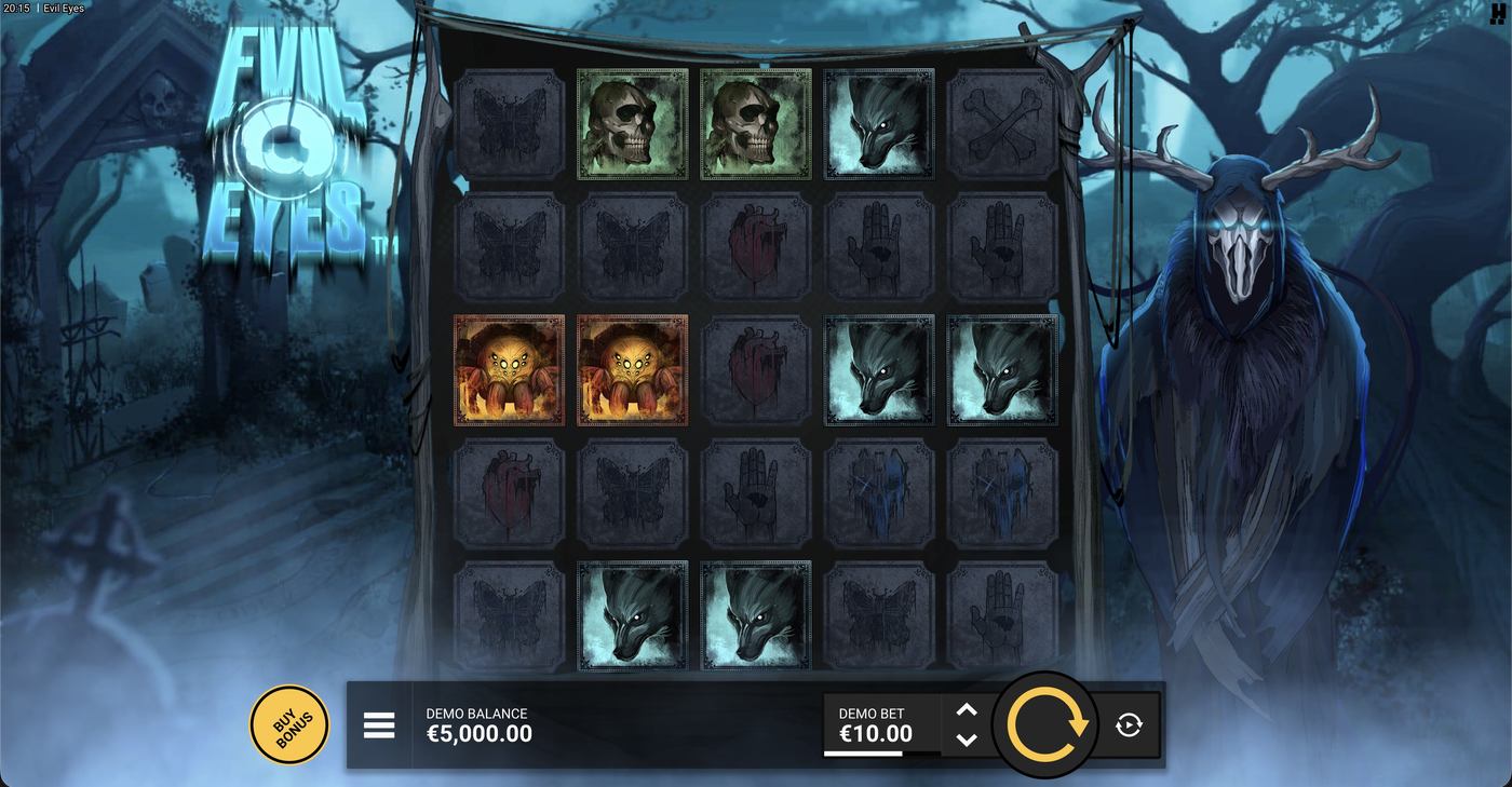 Evil Eyes: image of main menu