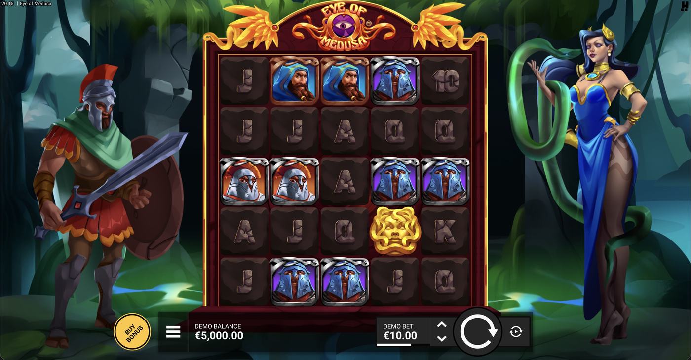 Eye of Medusa: image of main menu
