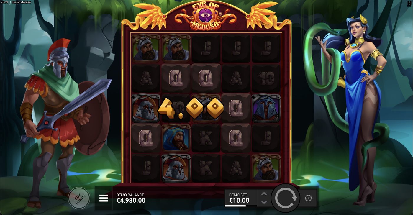 Eye of Medusa: image of winning