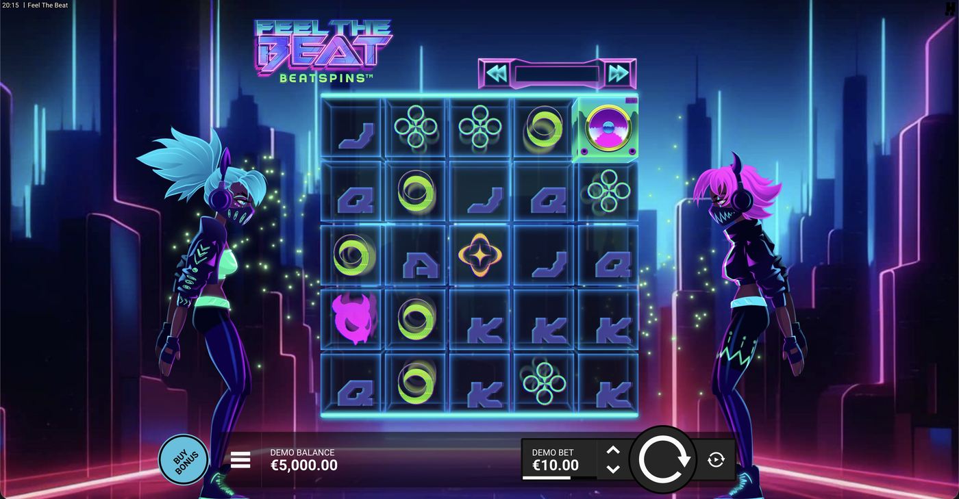 Feel the Beat: image of main menu