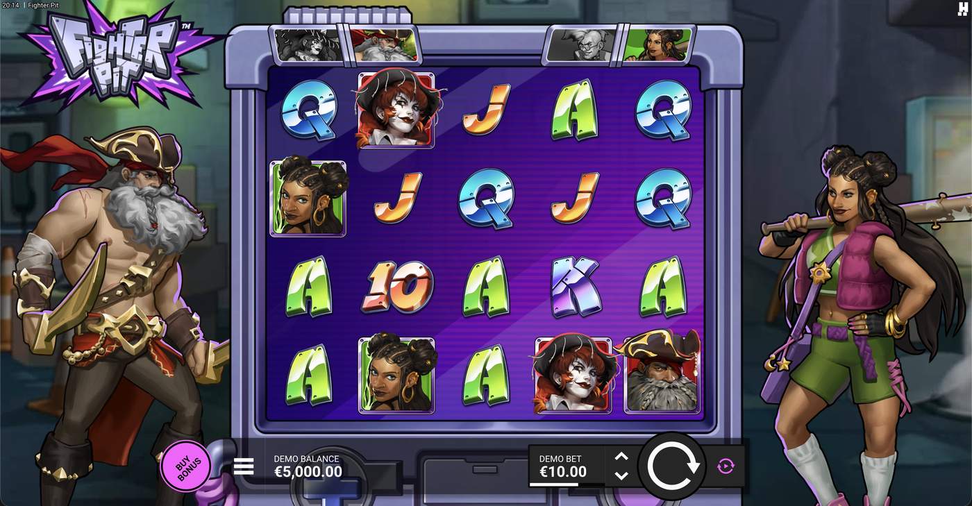 Fighter Pit: image of main menu