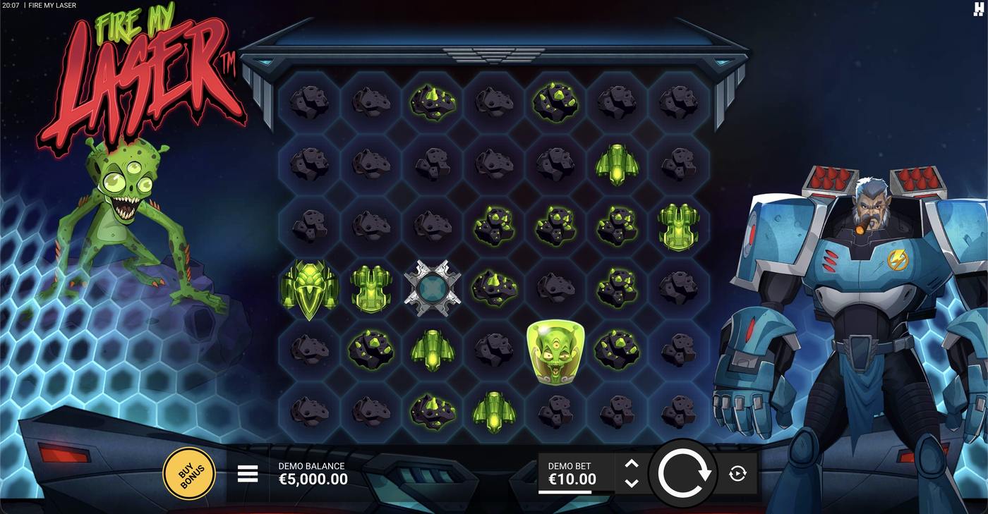 Fire my Laser: image of main menu