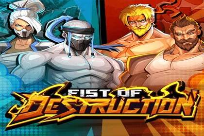 Fist of Destruction Online Slot Logo