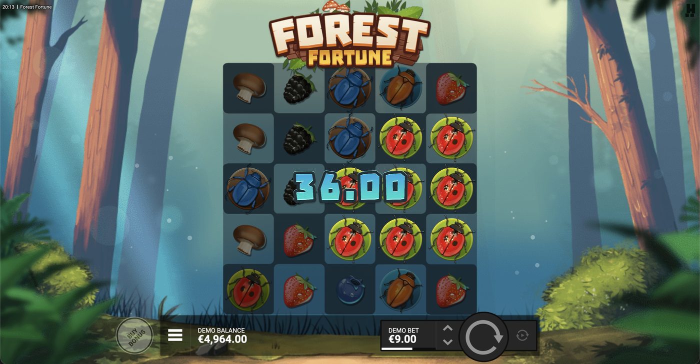 Forest Fortune: image of winning