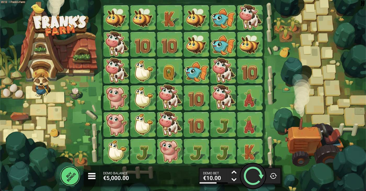 Frank's Farm: image of main menu