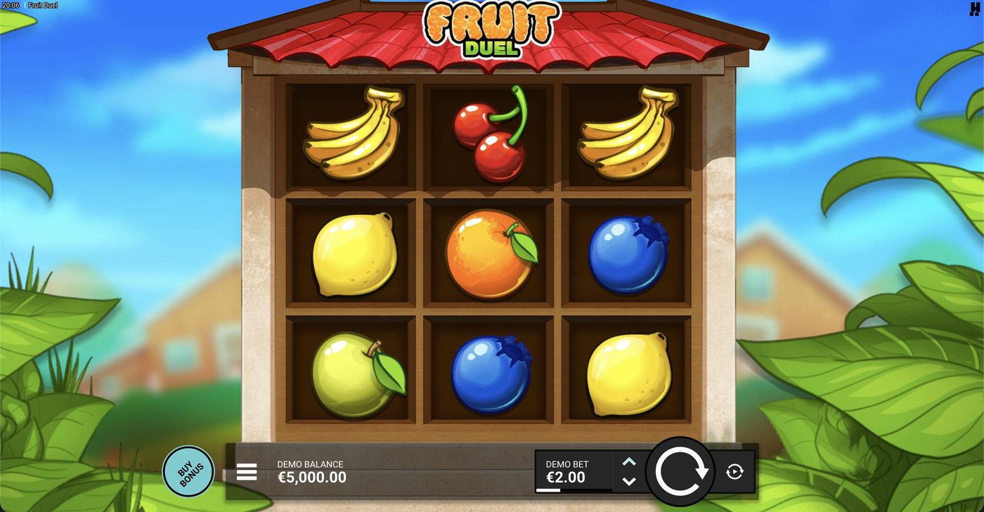 Fruit Duel: image of main menu