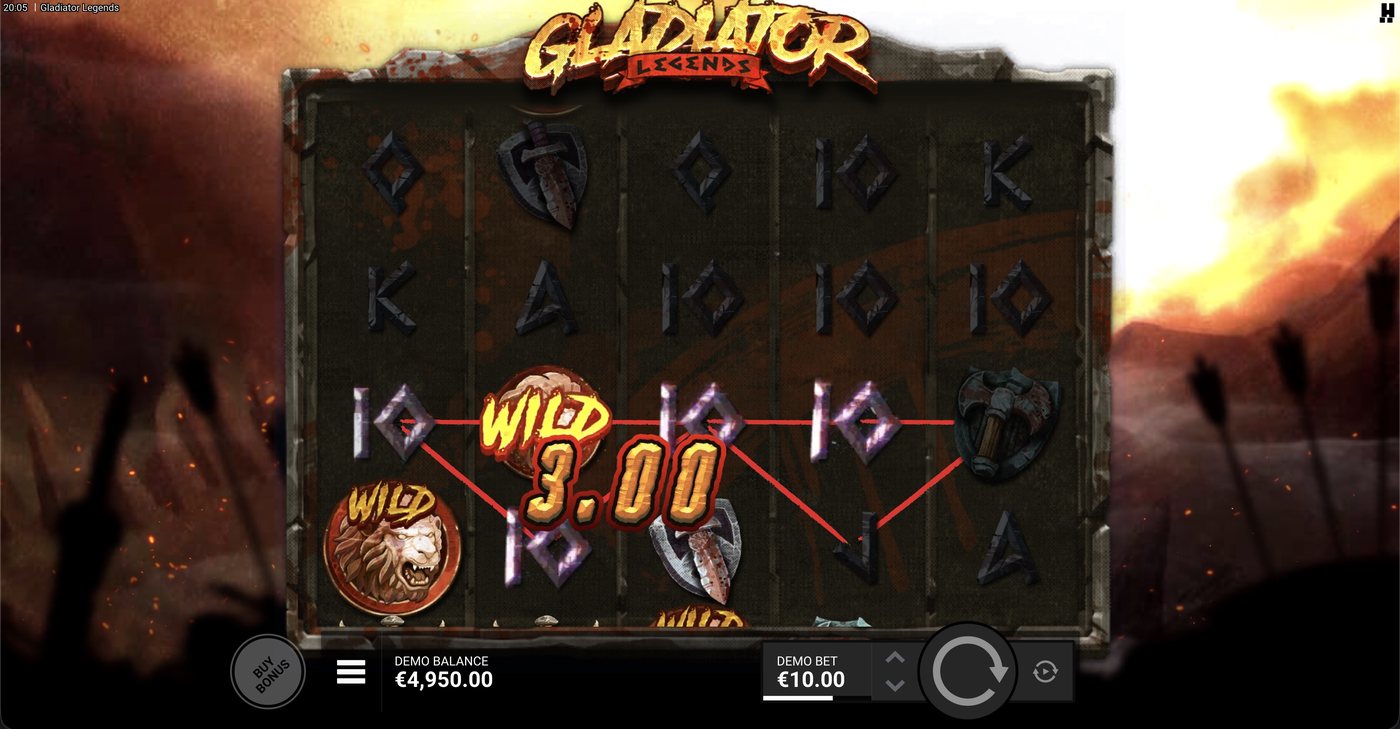 Gladiator Legends: image of winning