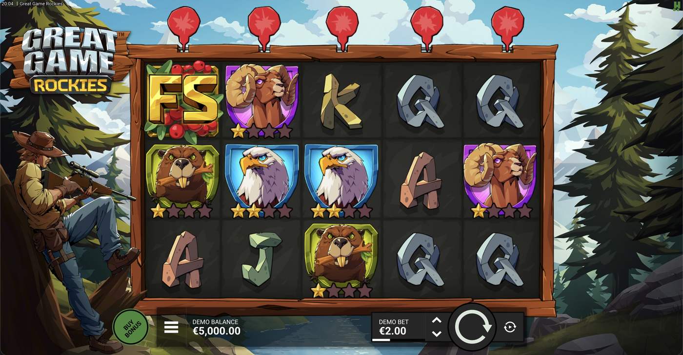 Great Game Rockies: image of main menu