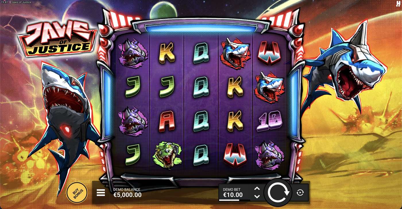 Jaws of Justice: image of main menu