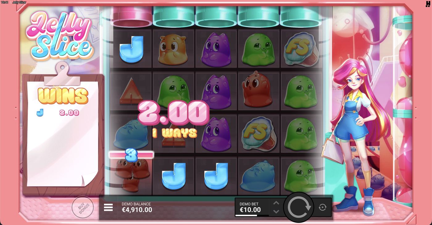 Jelly Slice: image of winning