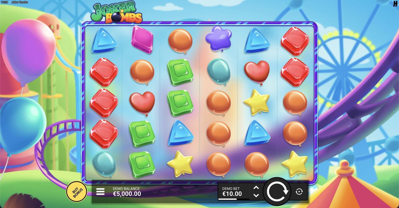 Joker Bombs: image of main menu