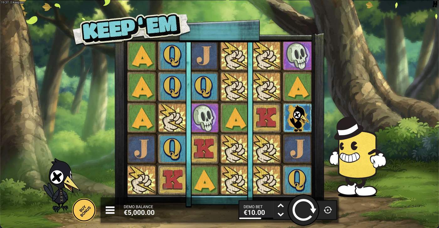Keep'em: image of main menu