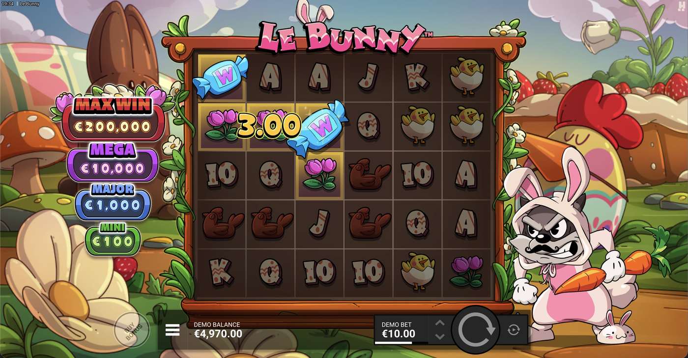 Le Bunny: image of winning
