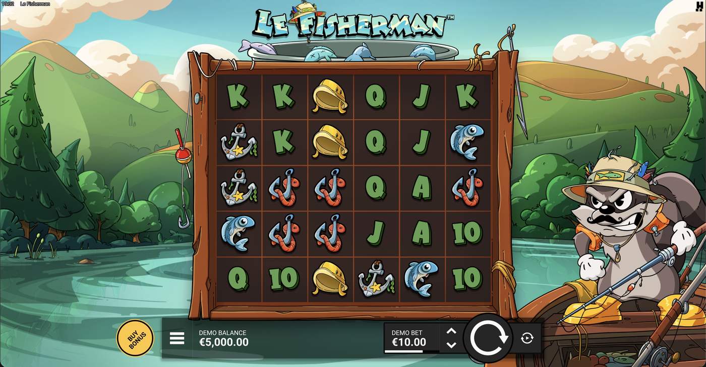 Le Fisherman: image of main menu
