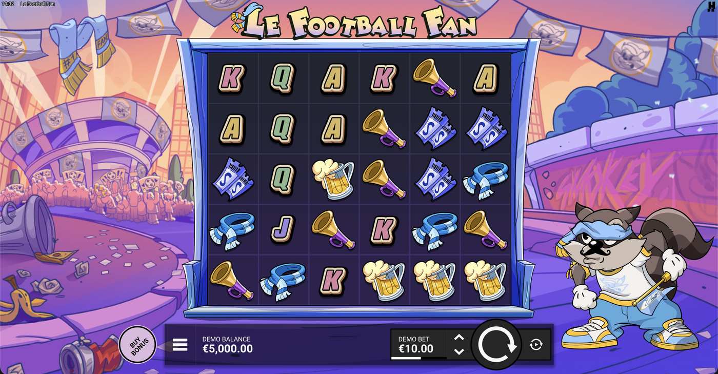 Le Football Fan: image of main menu