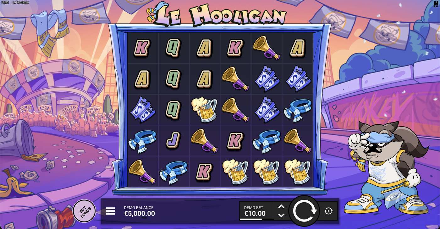 Le Hooligan: image of main menu