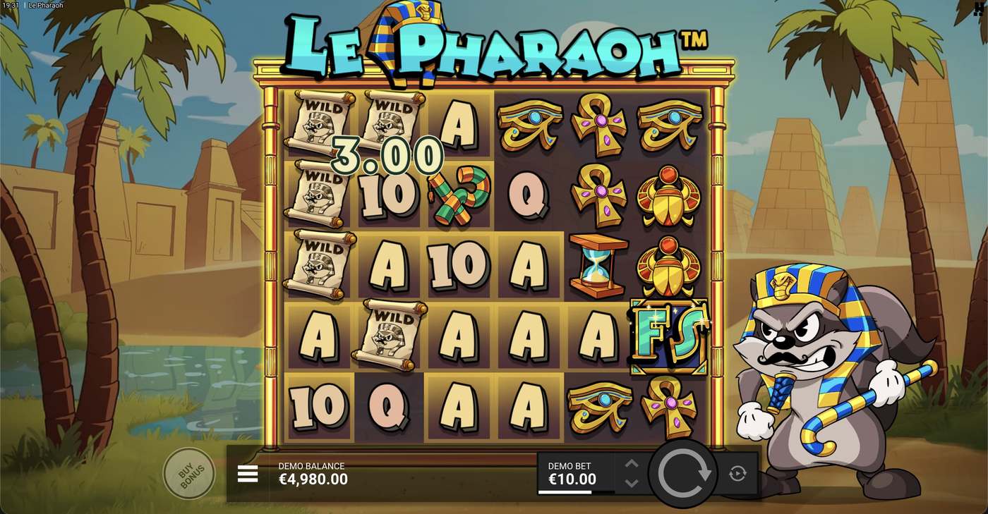 Le Pharaoh: image of winning