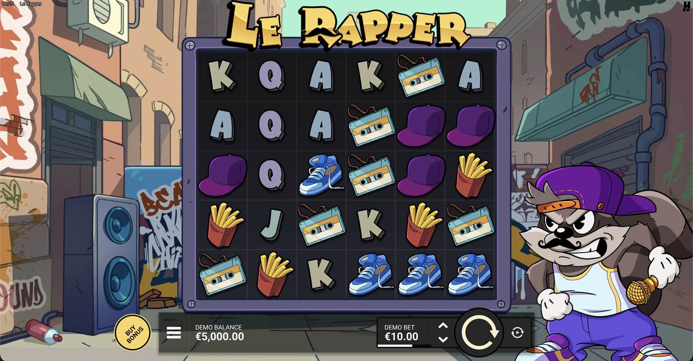 Le Rapper: image of main menu
